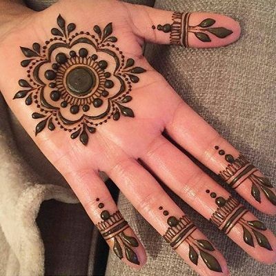 Ramzan Special Mehandi Design Moon: Happy Eid Mubarak:Heana Design idea?