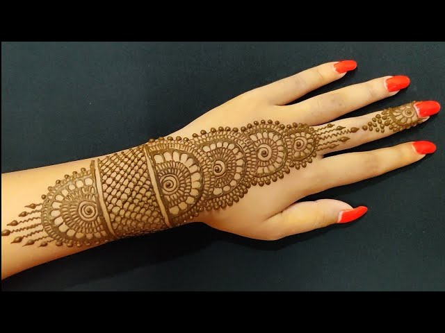 Ramzan Special Mehandi Design Moon: Happy Eid Mubarak:Heana Design idea?