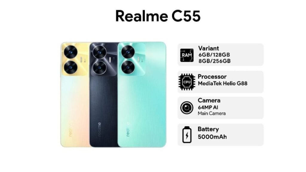  Realme C55 Smartphone Battery 