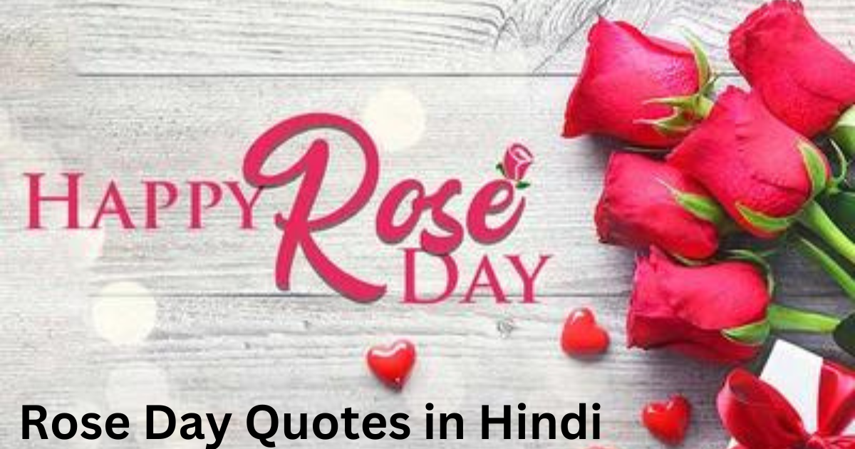 Rose Day Quotes in Hindi