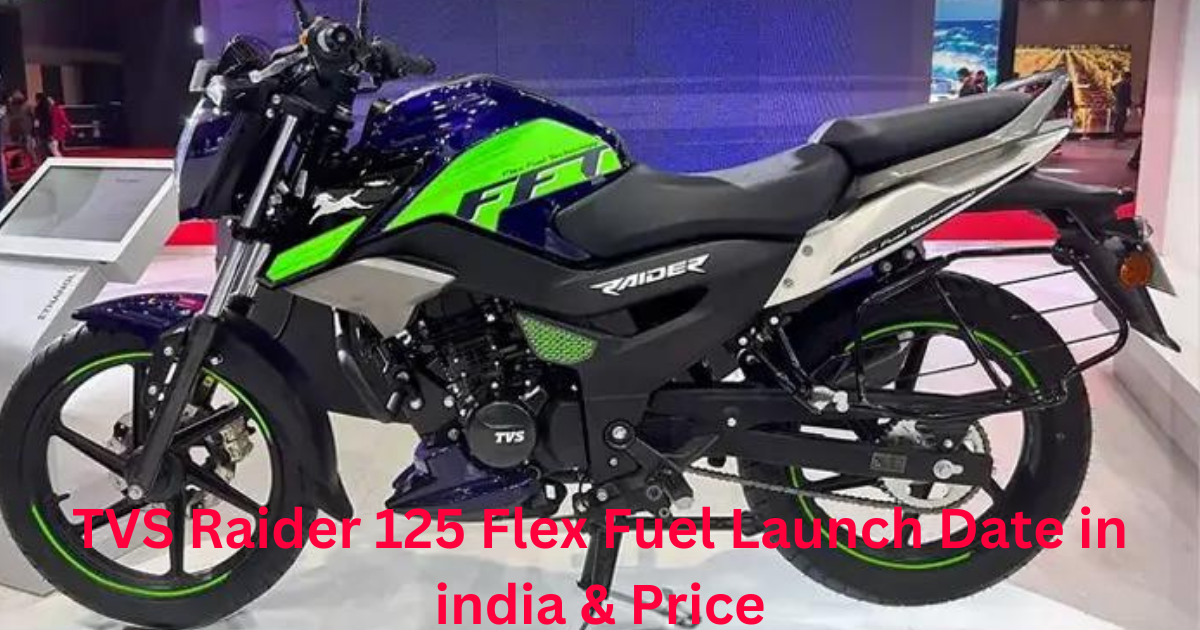 TVS Raider 125 Flex Fuel Launch Date in india & Price