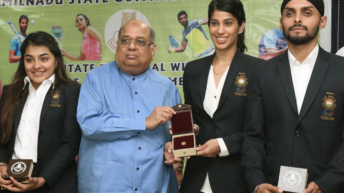 TNOA felicitates Asian Games medal-winners