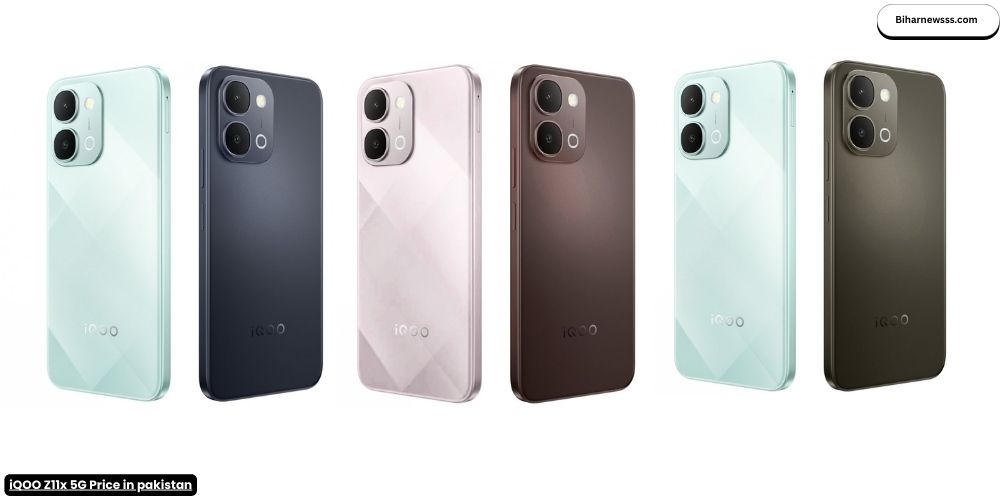 iQOO Z11x smartphone available in multiple color options with stylish design