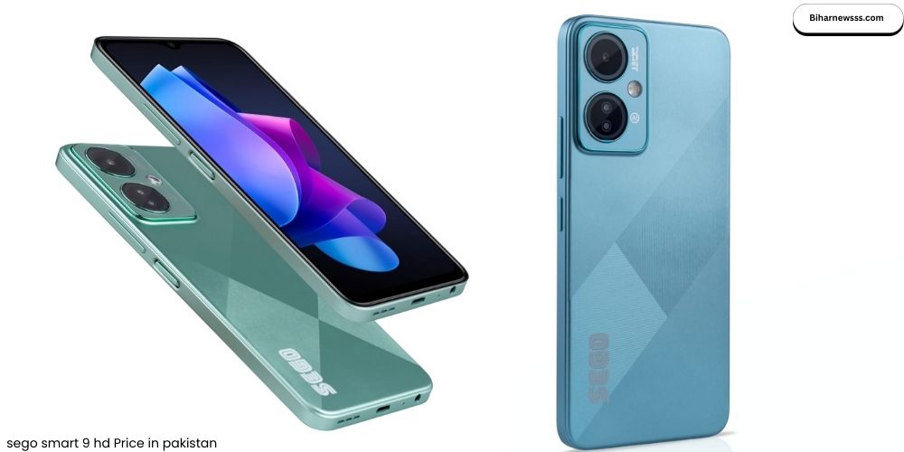 Sego Smart 9 HD camera price in Pakistan - 13MP Triple AI rear camera and 8MP selfie camera shown on official smartphone