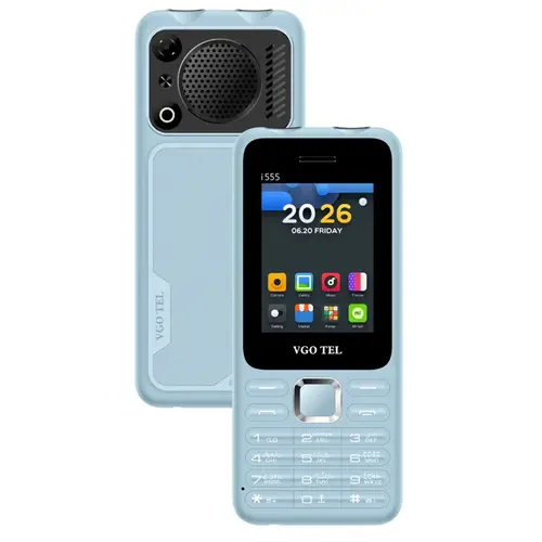 Vgo tel i555 price in Pakistan - buy latest Vgo tel i555 feature phone with 2.4 inch display, 3000 mAh battery, Bluetooth and dual SIM support
