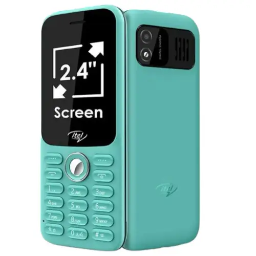 itel IT5031 feature phone with numeric keypad and torch light showing price in Pakistani Rupees