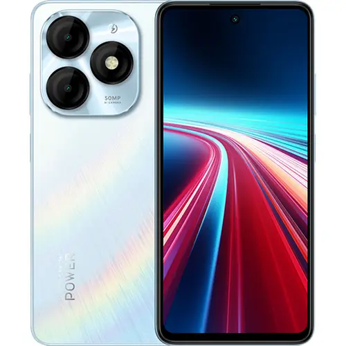 itel P55 budget smartphone with large display and dual camera showing price in Pakistani Rupees