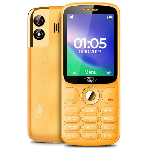 itel SG600 Super Guru feature phone with 2.8-inch display and keypad showing price in Pakistani Rupees