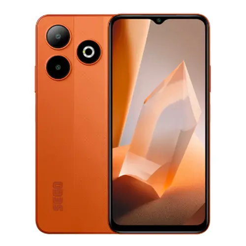 Sego Smart 10 Limited Edition smartphone with Rs 20000 and 4+8GB RAM showing the front and back design