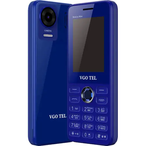 VGO TEL Beauty Max price in Pakistan - buy latest VGO TEL Beauty Max feature phone with 2.4 inch display, 1750mAh battery, dual SIM support, smart camera, FM radio and Bluetooth