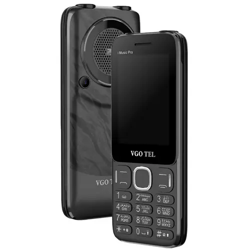 Vgo tel iMusic Pro price in Pakistan - buy latest Vgo tel iMusic Pro feature phone with 2.8 inch display, 3200mAh battery, dual Nano SIM support, a backlight, and standard OS—launched on 27 November 2025