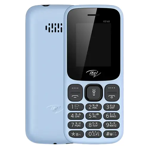 itel IT2165 Eco feature phone with eco-friendly design and torch light showing price in Pakistani Rupees